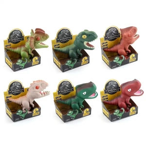 Modèles de dinosaures en caoutchouc souple Jinying, tête mobile, jouet de dinosaure de haute qualité - Product Image 6