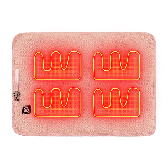 Cordless Battery Powered Graphene Electric Heating Car Seat Heated Cushion Waterproof Outdoor Chair Sofa Seat Cushions