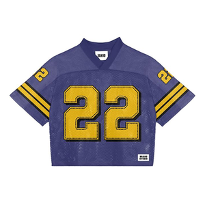 Tontons, camiseta de fútbol Vintage personalizada, malla de punto de gran tamaño, cuello en V, camiseta de fútbol cuadrada, transpirable, diseño de talla grande - Product Image 2