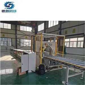 CE Certificated Horizontal Stretch Orbital Wrapping Machine Wrapper For Door