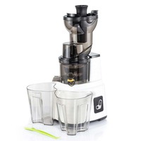 Multifunctionele slowjuicer met grote invoeropening, automatische sapresten-scheiding, koudpers-sapcentrifuge