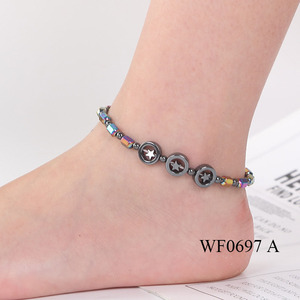 <span class=keywords><strong>Tobillera</strong></span> de hematita delgada magnética, antivaho, para adelgazar, terapia magnética, para pérdida de peso - Product Image 6