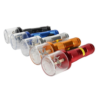 Broyeur électrique en forme de lampe torche pour herbes, épices, tabac, broyeur manuel en alliage d'aluminium, accessoires pour fumer