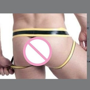 Shorts Sexy in Lattice Naturale con Abbinamento di Colori, Slip Triangolari Sexy in Lattice - Product Image 2