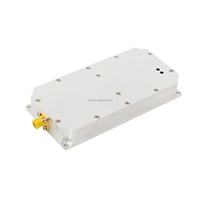 5200-5400MHz 50W GaN Lora dengan Modul Sirkulator 100W Ldmos Penguat RF Bertenaga Sumber Digital Perlindungan FPV