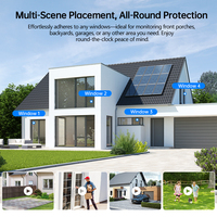Caméra de surveillance intelligente AI Cam Pro pour maison connectée, avec détection d'aire de mouvement humaine personnalisée en usine, vision nocturne couleur 2.4G & 5G et détection de mouvement