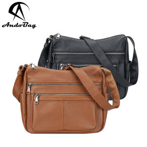กระเป๋าหนังแท้ AndoBag สำหรับผู้หญิง กระเป๋าสะพายข้างความจุมาก กระเป๋าถือหลายช่อง กระเป๋าสะพายไหล่แฟชั่น รุ่น 1856 - Product Image 1