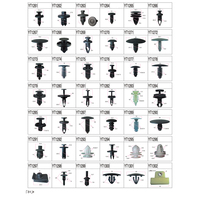 Clips de fixation automatique et attaches en plastique pleine grandeur divers modèles divers styles de boucle en plastique de voiture