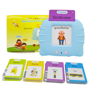 Slimme Sensorische Dieren Puzzelen Tweetalige Montessori Voorschoolse Vroege Educatie Machine Aangepaste Cognitieve 2 In 1 Lezer Flash-Kaarten - Product Image 2