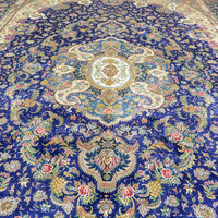 Tapis artisanal sur mesure de grande taille 12x18 pieds, moderne, turc, fabriqué en Afghanistan, tapis en soie persan fait main