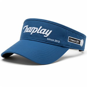 Unisex tùy chỉnh thiết kế logo thêu bông Sun <span class=keywords><strong>Visor</strong></span> hat với in màu rắn cho thể thao du lịch ngoài trời - Product Image 1