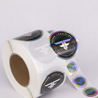 Autocollant Holographique Découpé sur Mesure Auto-Adhésif, Impression d'Étiquettes Holographiques en Vinyle Écologique et Imperméable