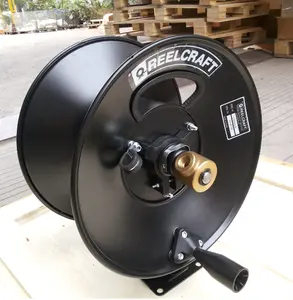 CT6050HN --3/8 In. X 50 Ft. 5000psi Light Duty Hand Crank Hose Reel--REELCRAFT