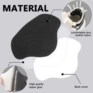 Semelles de réparation de talon imperméables, ajustables, flexibles, lavables, autocollantes pour trous de chaussures, adhésives pour la réparation de chaussures et de baskets, pour talons doublés - Product Image 2