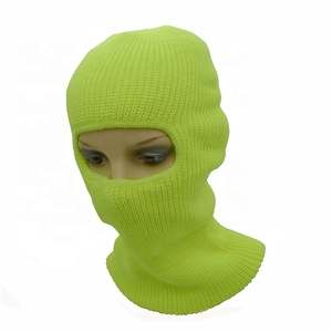 Masque de <span class=keywords><strong>ski</strong></span> en tricot acrylique RTS, faible MOQ, balaclava, bonnet à un trou pour hommes et femmes, vente en gros, casquette de haute qualité, usine bon marché - Product Image 5