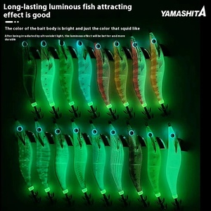 <span class=keywords><strong>YAMASHITA</strong></span>-Gancho de <span class=keywords><strong>calamar</strong></span> y camarón de madera japonés, gancho luminoso de <span class=keywords><strong>calamar</strong></span> y camarón para pesca de fondo de carpa, 2,0, 2,5, - Product Image 5