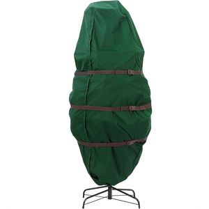 Dark Green Oxford Christmas Tree Protector Storage <b>Bag</b> Upright Windproof and Rainproof for Indoor Living Room Use - Product Image 2
