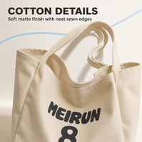 Sac fourre-tout en coton avec logo personnalisé, sac de courses réutilisable, sac à main en toile jaune pour femmes, sac promotionnel pour les courses, vente en gros