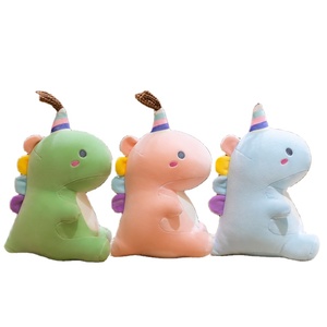 Offre Spéciale Super doux belle dinosaure en peluche poupée dessin animé jouet personnalisable PP coton bébé Abbraccio poupée sommeil oreiller - Product Image 3