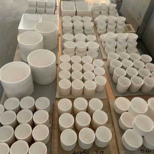 Kimyasal kalsinasyon için yüksek sıcaklık ve kimyasal korozyon Alumina Al2O3 zirkonya sinterleme seramik pota - Product Image 2