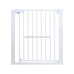 Barrière de sécurité en métal à fermeture automatique, barrière pour bébé, installation facile, barrière anti-enfants, montage par pression, barrière pour animaux domestiques, chien, pour porte, escalier, cuisine - Product Image 1