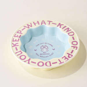 Produits pour animaux de compagnie : <span class=keywords><strong>Gamelle</strong></span> en céramique en forme de fleur, <span class=keywords><strong>anti</strong></span>-<span class=keywords><strong>renversement</strong></span>, pour la sécurité des chats, <span class=keywords><strong>anti</strong></span>-ternissement du menton, pour l'eau et la nourriture. - Product Image 6