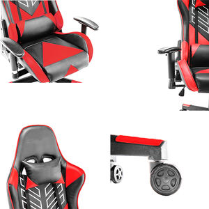 Chaise de jeu pivotante moderne élévatrice nouveau design chaise de jeu de course sur PC avec appui-tête et <span class=keywords><strong>lombaire</strong></span> - Product Image 5