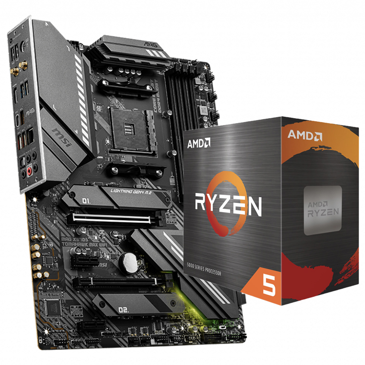 MSI MAG X570S TOMAHAWK MAX WIFI Motherboard - AMD Ryzen 5