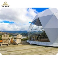 Nouvelle conception de maison dôme de luxe pour hôtel, Domo géodésique pour les vacances