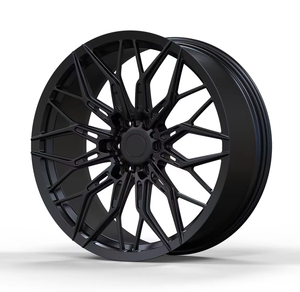 Nouvelles jantes de course en alliage d'aluminium forgé 18-19 pouces 5x120 PCD ET 35 mm finition noire design multi-branches - Product Image 3
