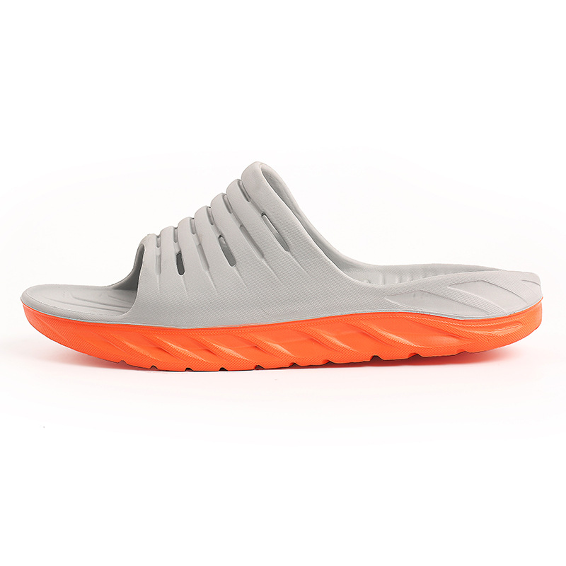 Custom Logo Men Slippers Indoor Outdoor Sports Slippers 4 Shock Recovery Drag Flat Slides
