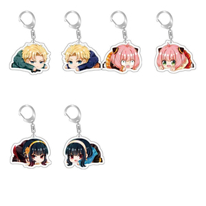 Porte-clés en acrylique Anya Forger <span class=keywords><strong>SPY</strong></span> <span class=keywords><strong>FAMILY</strong></span>, breloques de sac, accessoires mignons pour sac à dos, porte-clés, cadeaux pour fans et amis - Product Image 1