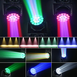 Luz Móvil de Cabeza LED con Zoom DMX de 19x40W RGBW 4en1 Tipo Ojo de Abeja para Escenarios, Bares, Clubes y <span class=keywords><strong>Conciertos</strong></span> - Product Image 5