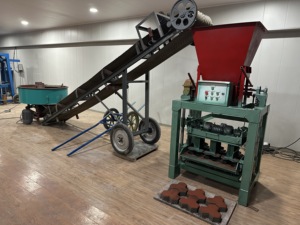 Nhà Sản Xuất Bán KM4-35B Phi Làm Gạch Máy Móc Chất Lượng Cao Bê Tông Xi Măng Phễu Lát Gạch Máy Làm - Product Image 5