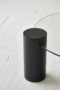 Tavolino da Caffè Moderno in Legno di Pino Riciclato con Piano in Vetro Temperato, Stile <span class=keywords><strong>Etnico</strong></span> Chic Minimalista Japandi - Product Image 5