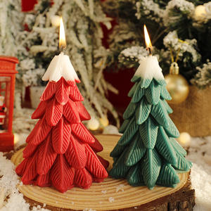 Coconut Wax <b>Christmas</b> Tree <b>Scented</b> <b>Candles</b> Creative Fragrance Souvenir Gift Romantic <b>Christmas</b> Birthday Decoration Wholesale - Product Image 1