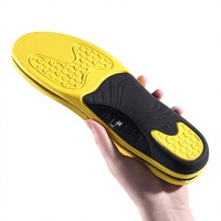 Semelles orthopédiques pour hommes pour pieds plats - Tissu antibactérien, absorption des chocs, coussin d'air, confortables pour la position debout