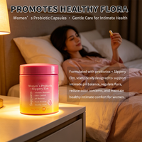 Probiotique pour femmes adultes avec écorce d'orme rouge, 60 bonbons gommeux, équilibre du pH, complément alimentaire pour la santé intime