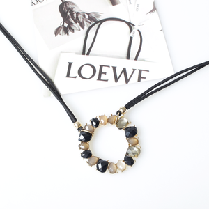 Qingdao V & R <span class=keywords><strong>de</strong></span> joyería <span class=keywords><strong>de</strong></span> moda hecho a mano <span class=keywords><strong>de</strong></span> capa múltiple Triple capas delicado <span class=keywords><strong>de</strong></span> <span class=keywords><strong>piedra</strong></span> <span class=keywords><strong>de</strong></span> Metal collar <span class=keywords><strong>de</strong></span> cadena - Product Image 6