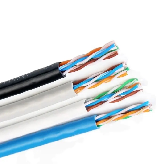 Factory professional manufacturer 305m CCA unshielded Cat5e cat6 connector Network Lan Cable Price for computer