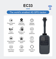 Traceur GPS 4G pour voiture EC33 avec positionnement filaire en temps réel, détection ACC à distance et coupure du moteur et du carburant