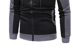 Sudadera con Capucha de Punto Informal para Hombre, con Logotipo Personalizado de Primera Calidad, de Forro Polar Ligero de Poliéster para Invierno - Product Image 4