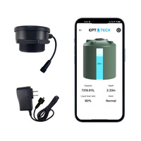 Tlc2206-Esp Instrumento de Medición de Volumen y Nivel de Tanque 4G y WiFi, Monitor de Nivel de Agua de 3 Metros, Sensor de Nivel Ultrasónico API