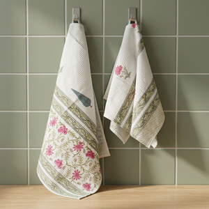 Unisex High Quality Embroidered Eco-Friendly Organic Waffle Cotton <b>Bath</b> <b>Towel</b> <b>Set</b> Solid Color Customized Size Hand Embroidered - Product Image 2