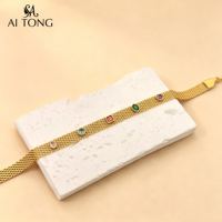 Bracelets de mode en acier inoxydable plaqué or 18 carats PVD avec zircon, papillon, cœur, trèfle à quatre feuilles, chaîne multicouche, bijoux pour femmes, cadeau