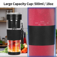 Nieuwe Aanwinst Tritan BPA-Vrije USB/Auto Draagbare Blender 18OZ 6 Messen Proteïne Shaker 150W Accu-aangedreven Compacte Sapcentrifuge Buiten
