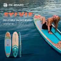 Planche de paddle gonflable tout-terrain de haute qualité pour sports nautiques (lacs et rivières) avec technologie Drop Stitch