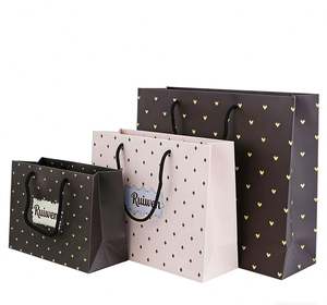 Sac fourre-tout personnalisé avec poignée pour cadeaux d'anniversaire et de mariage, sac en carton imprimé intégral avec poignée pour entreprises - Product Image 2