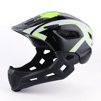 Casque de sécurité intégral pour enfants Fengyu en PC+EPS, coloris contrastés, 8-10 aérations, pour vélo d'équilibre, roller et sports pour garçons