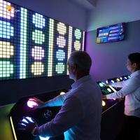 Activateur de contrôle de jeu pour jeux interactifs à LED RGB, boutons muraux pour jeux d'équipe en intérieur, pour parcs d'attractions intérieurs
